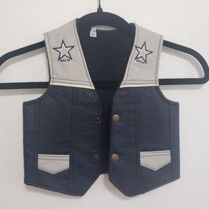 Dallas Cowboys Vest Size 2T- Unisex